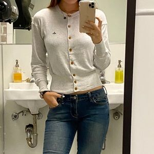 Grey vivienne westwood cardigan